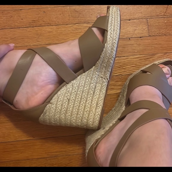 3 pair bundle high heels super cute wedge one real leather all woman size 8.5 - Picture 11 of 11